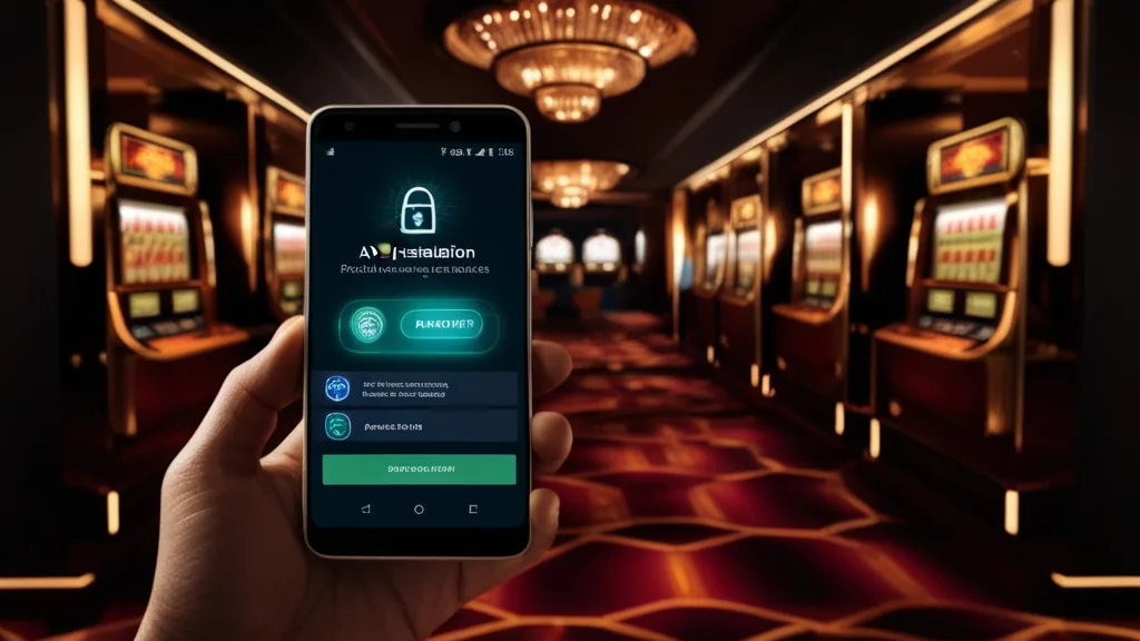 Android-Smartphone mit Installationsfreigaben für eine App